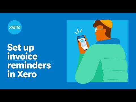 Set up invoice reminders in Xero