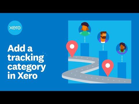 Add a tracking category in Xero