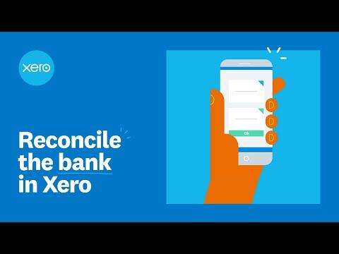 Reconcile the bank in Xero
