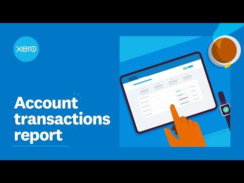 Account Transactions Report