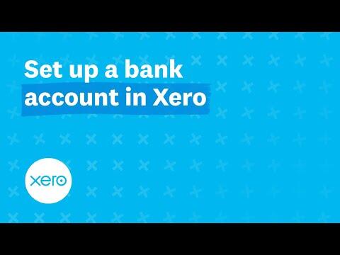 Set up a bank account in Xero